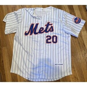 Coyote Pete Alonso Pinstripe Giveaway Jersey #20 XL Hyundai